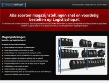 Tablet Screenshot of magazijn-stelling.com